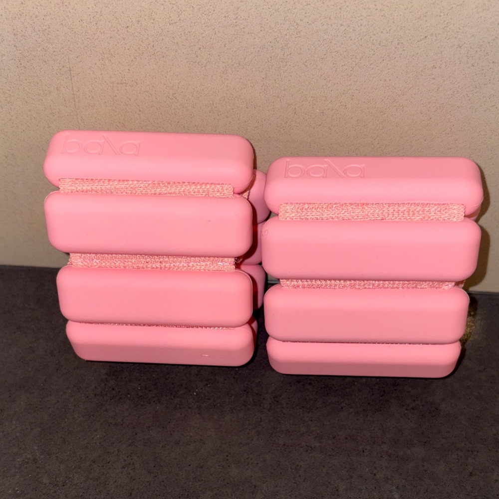 Bala Pink Silicone Mini Weights - Pair